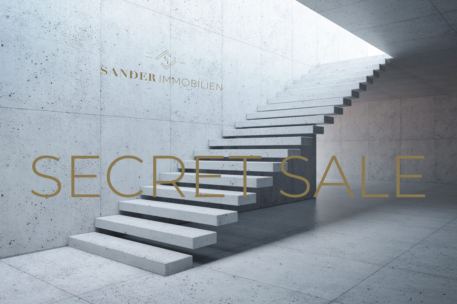 Secret Sale: Treppe in Sichtbeton