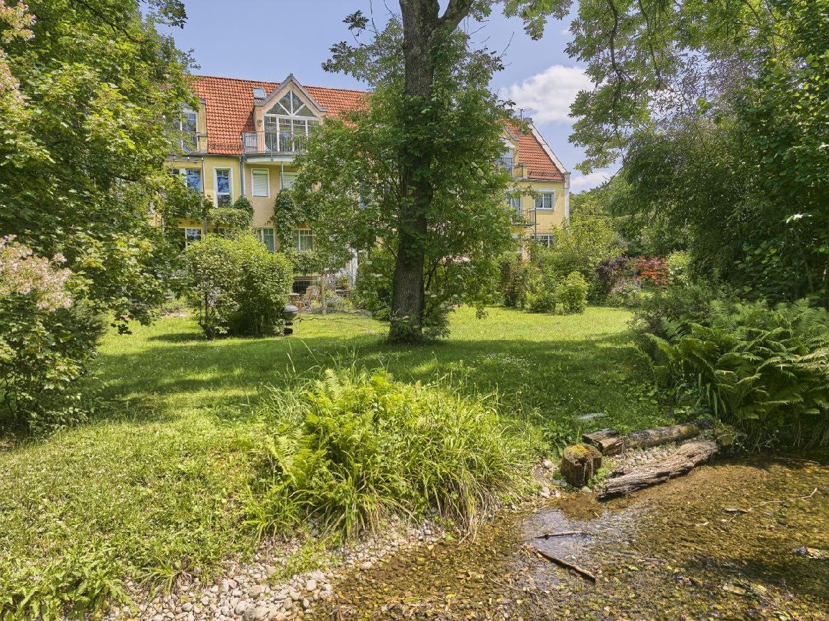 Garten an der Würm in Untermenzing